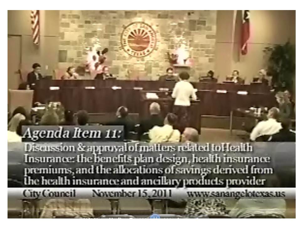 State of the Division City of San Angelo Cuts Health