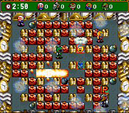 Super Bomberman 4, Game Over Dex Wiki