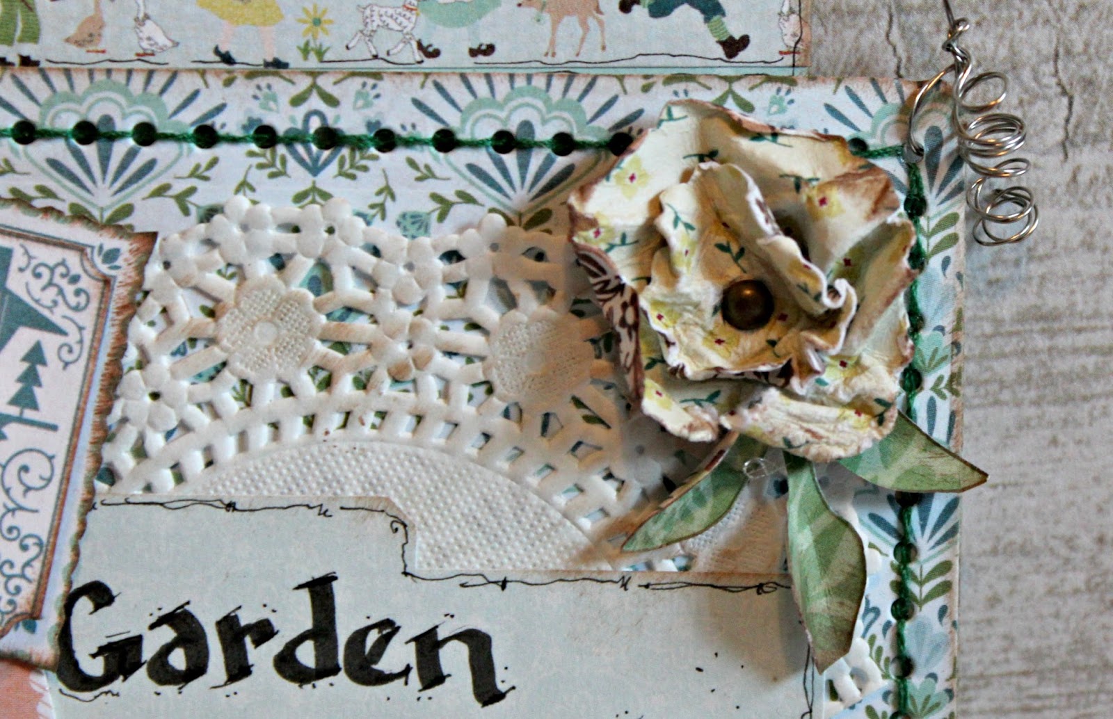 Pam Bray Designs A Girl with Flair Garden Party Invitation with