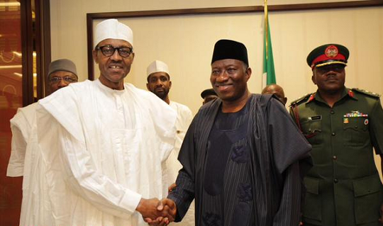 buhari jonathan photos