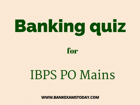 Banking quiz 