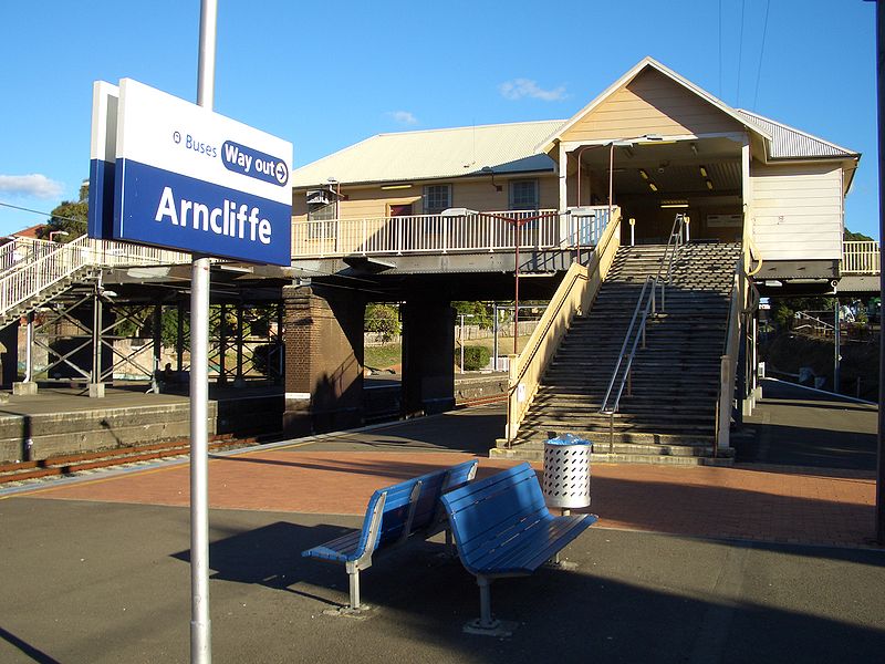 Sydney City and Suburbs Arncliffe, railway station