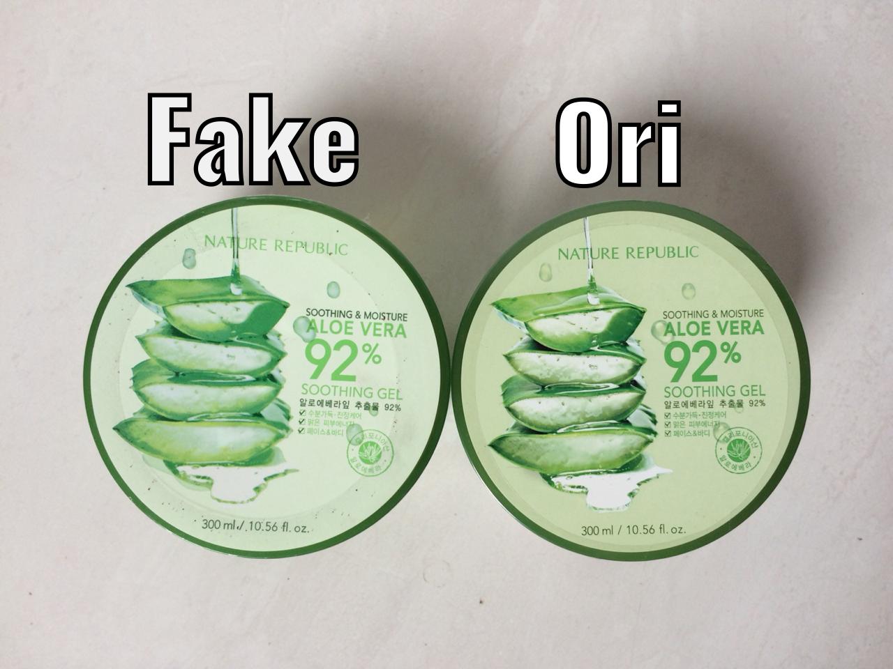Gimana Cara Membedakan Nature Republic Aloe Vera Gel Asli Dan Palsu?