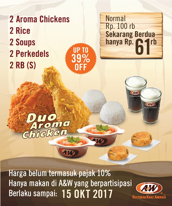 A & W RESTOURANT BUKA 24 JAM DI JAKARTA JAM (KERJA) BUKA DAN TUTUP