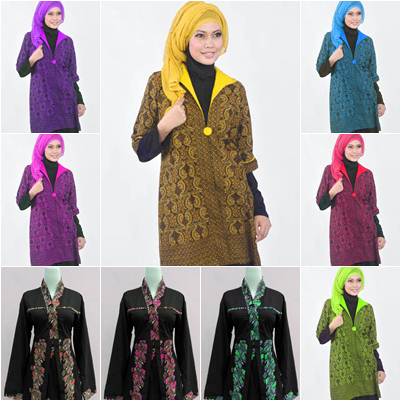 Update lagi model baju batik muslim terbaru aneka warna Update lagi model baju batik muslim terbaru aneka warna