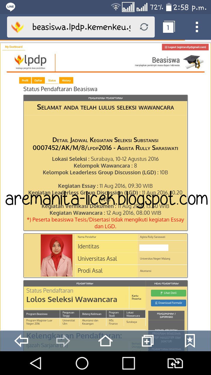 Perjalanan Mendapatkan Beasiswa Lpdp Part 3