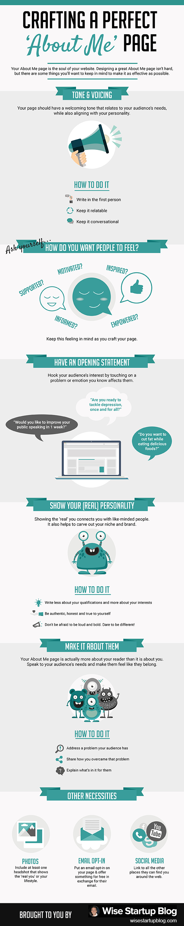 About Me Page: The Ultimate How to Guide [Infographic]
