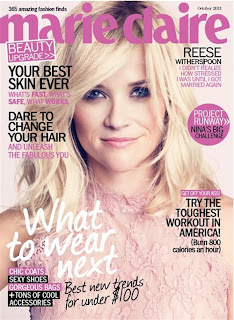 Well That's Just Me ...: Reese Witherspoon Covers Marie Claire October ...