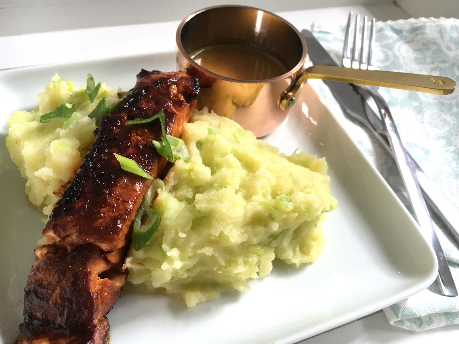 Salmon-in-Miso-Butter-with-Leek-Mash