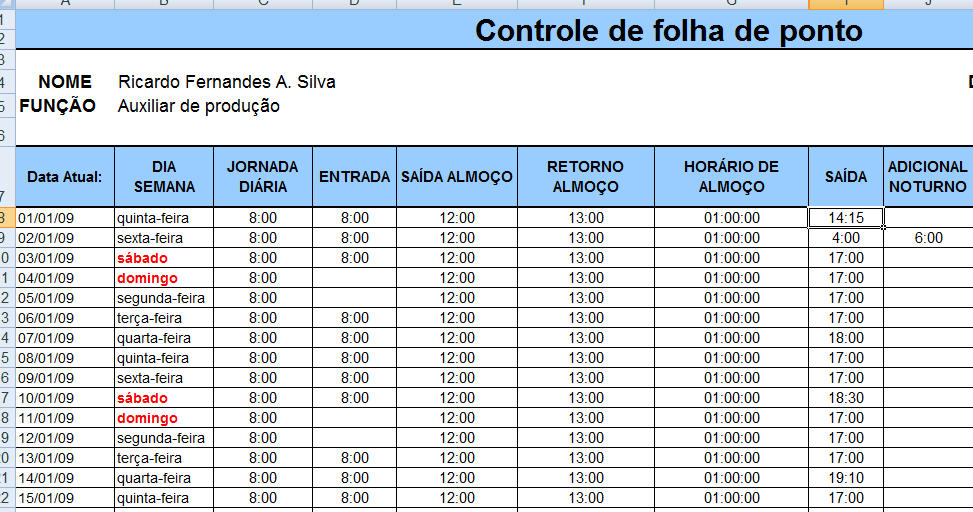 Exemplos De Folha De Pagamento No Excel