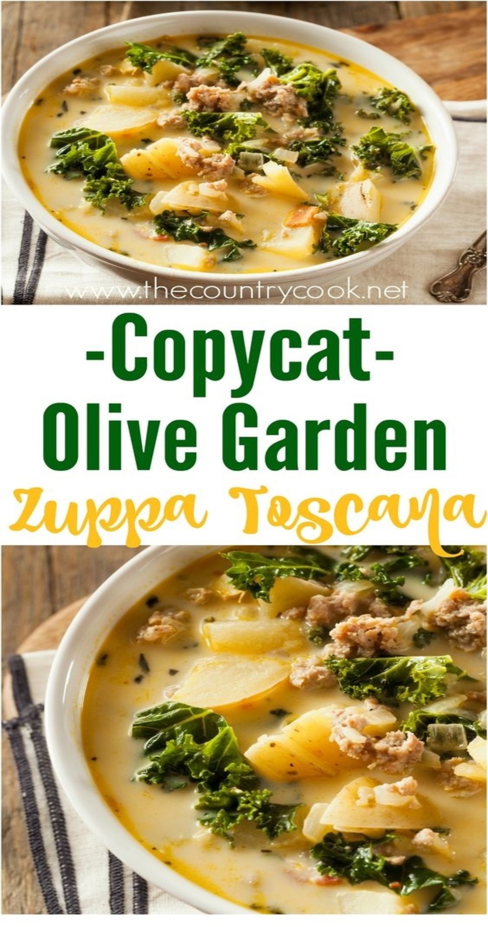 Copycat Olive Garden Zuppa Toscana Food beverage recipes for breakfast ...