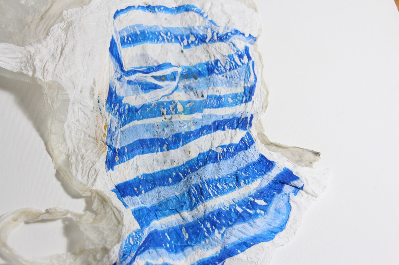 Making Art with Melted Plastic Bags