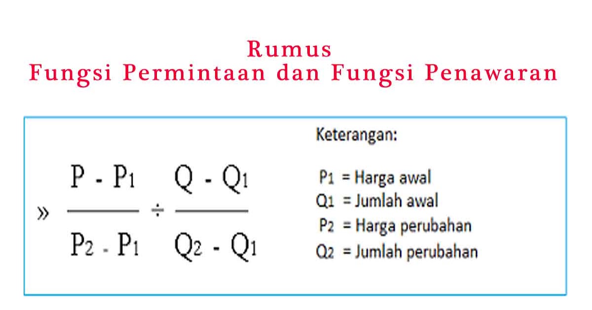 Soal Fungsi Permintaan Dan Penawaran Soal Fungsi Permintaan Dan Penawaran