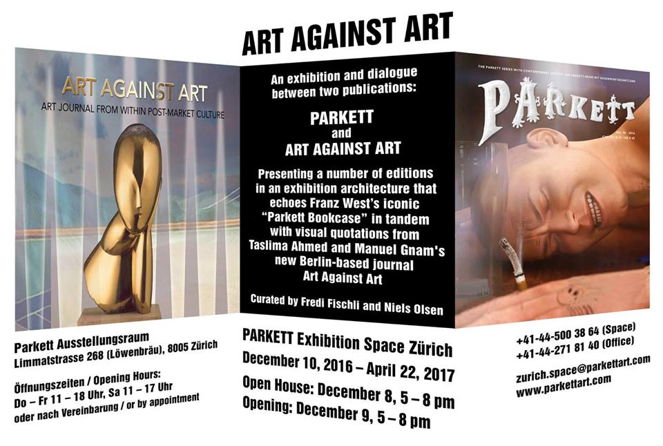 Art Against Art at Parkett