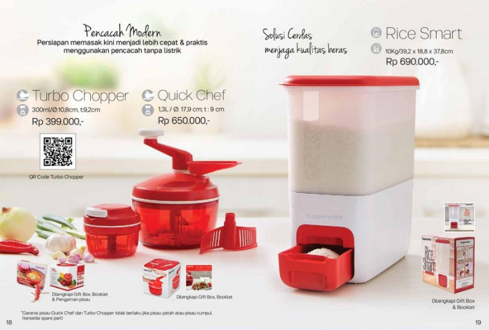 √ Turbo Chopper & Quick Chef & Rice Smart Tupperware - Anita Tupperware