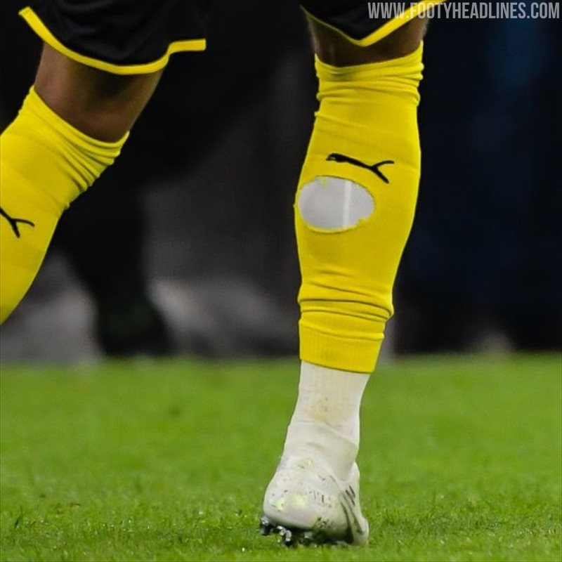 Here Is Why Jordan Sancho's Socks Featured Strange 'White Circles