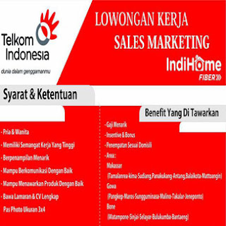 Lowongan Kerja Sales Marketing Inhome Fiber Tutup 18 Mei 2018 Makassar Agustus 2021 Karer Id