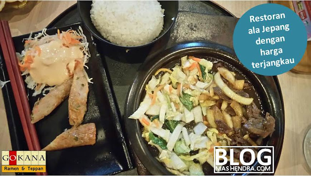 Gokana, Restoran Ala Jepang Dengan Harga Terjangkau - Blog Mas Hendra