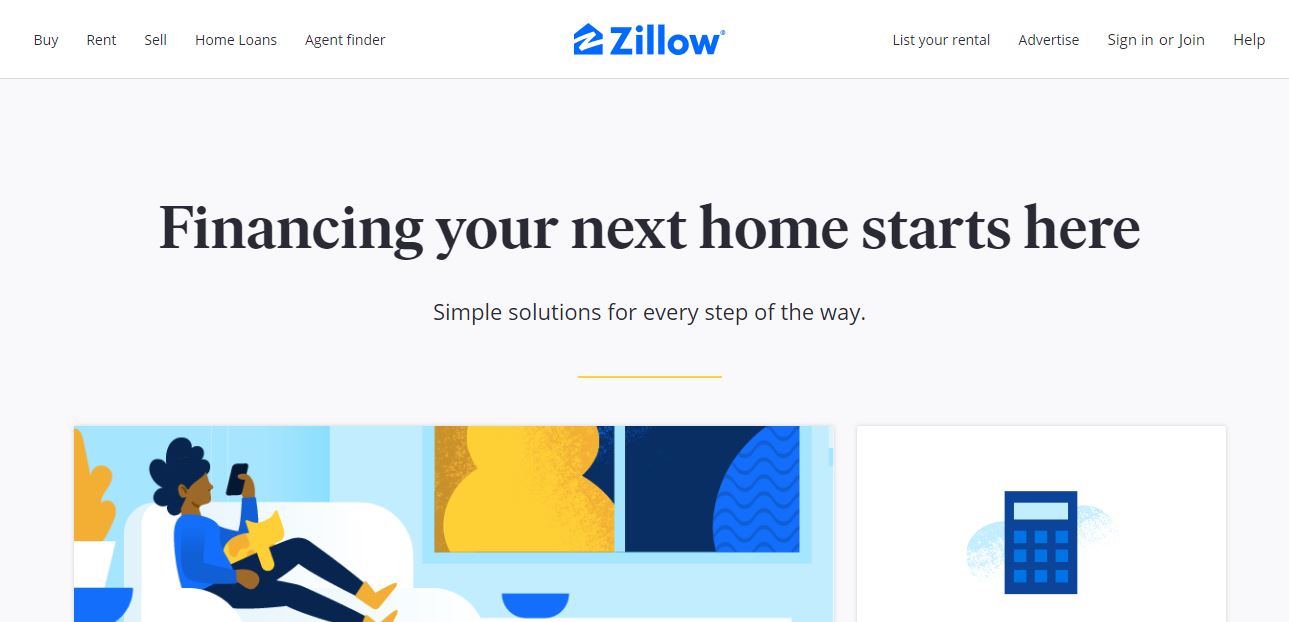 Portal Zillow Expande negócios com o "Home Loans"