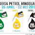 Harga Petrol Mingguan terbaru