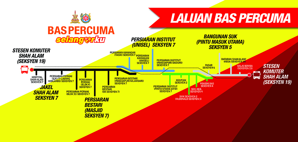 Bas Percuma Selangorku Free Bus Services: Bus Routes & Operation Time