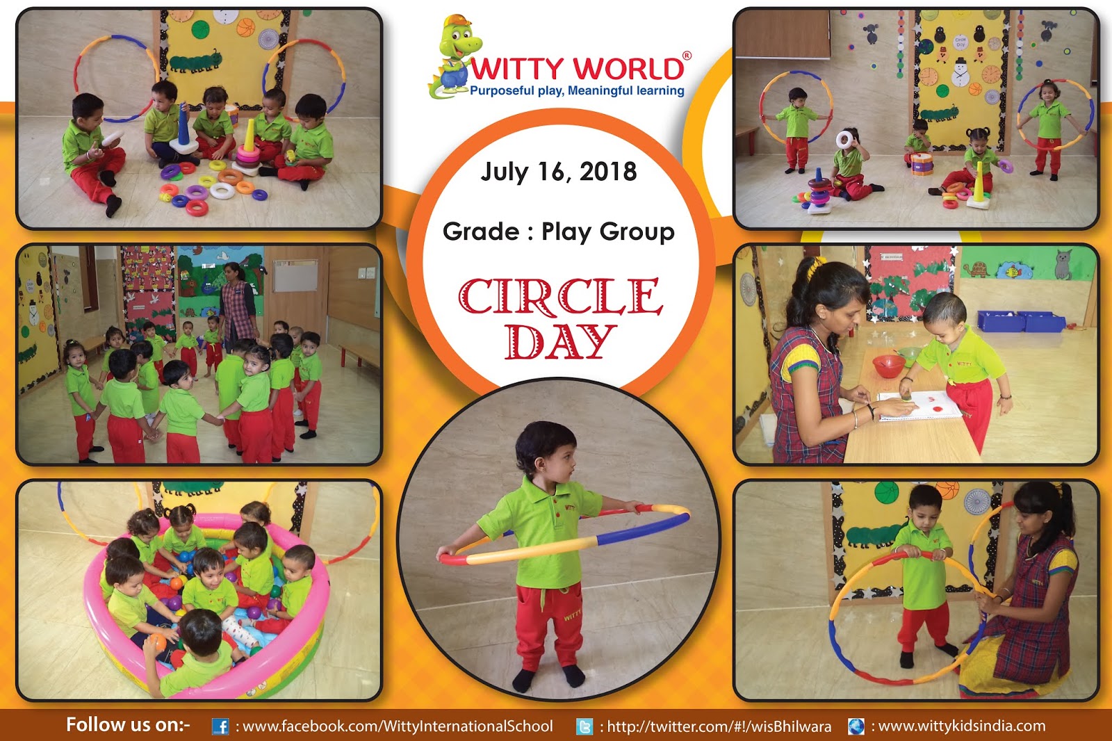 On The Top Of The World Circle Day Play Group Witty World