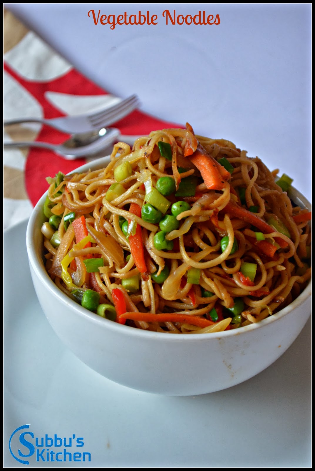 Vegetable Noodles - Subbus Kitchen Vegetable Noodles - Subbus Kitchen