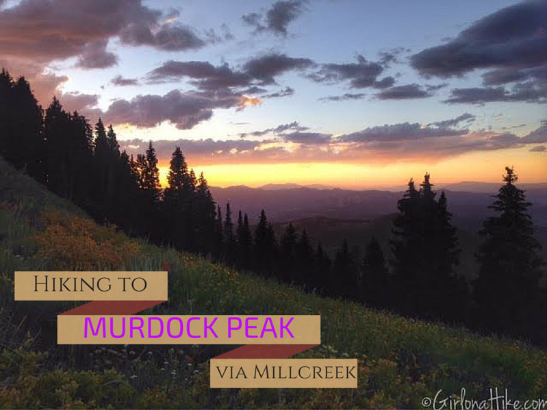 Girl on a Hike Hiking to Murdock Peak