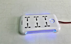 Best 6 Socket Spike Guard with LED Light (Goldmedal Plus), Goldmedal Curve Plus 205101 Plastic i-Strip LED Spike Guard, unboxing & testing Goldmedal Curve Plus 205101, spike guard, 6 socket spike guard, individual switch button, best cable extension, power extension switch, socket power switch, outlet socket switch, 6 Socket Surge Protector, budget spike booster, under 500, under 250, spike guard with usb hub, 