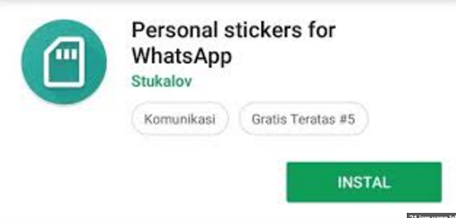 sticker emoji untuk whatsapp dengan gambar wajah kamu yang bisa kamu buat sendiri
