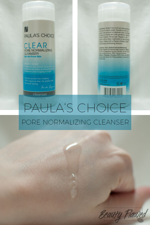 clear pore normalizing cleanser clear pore normalizing cleanser