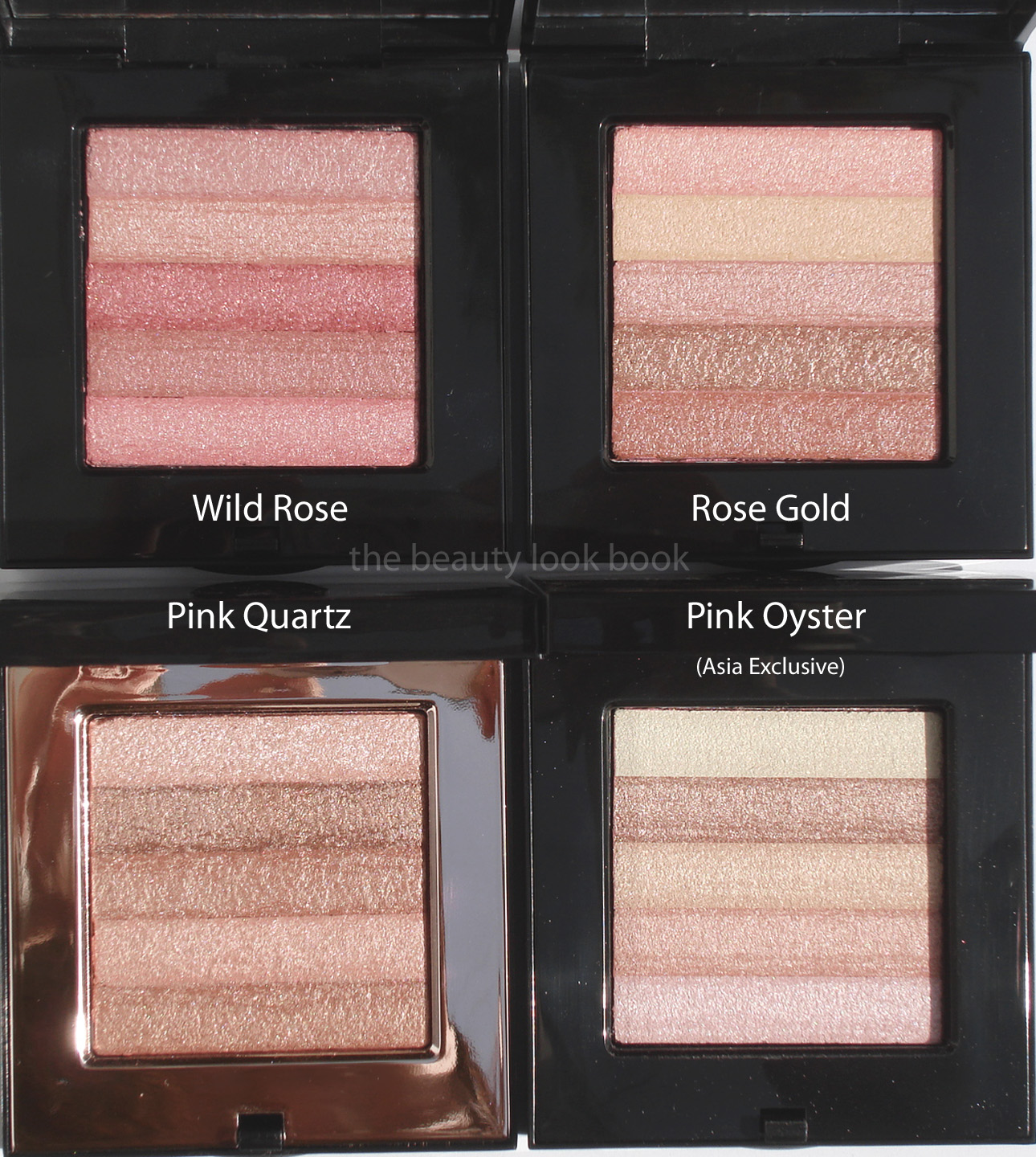 Brown Shimmer Bricks in Wild Rose and Rose Gold The Beauty Look Book