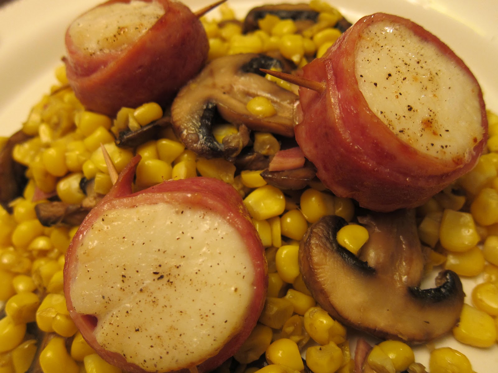 Weekday Gourmet Recipe (Re)creation Bacon Wrapped Scallops with