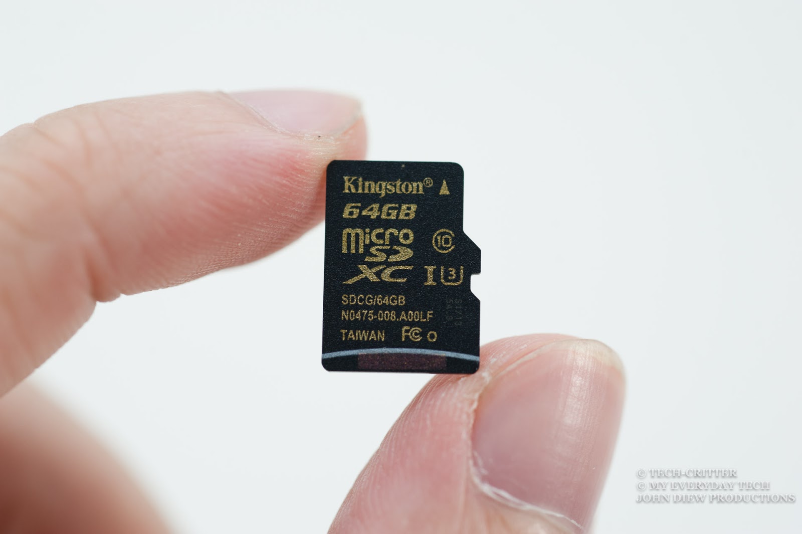 Kingston Gold microSD UHSI Class 3 (U3) 64 GB Review TECH ONE REVIEW