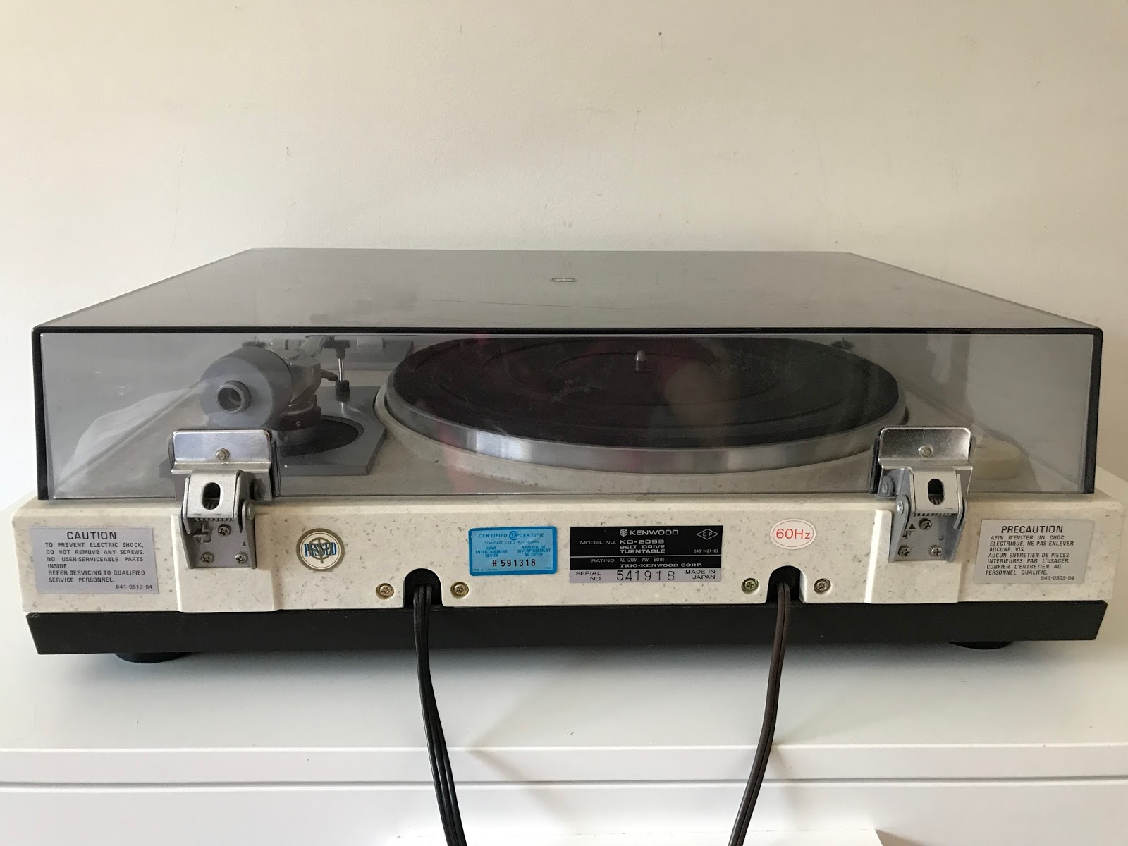 Vintage Stereo Guy Kenwood KD2055 2Speed Automatic BeltDrive Turntable