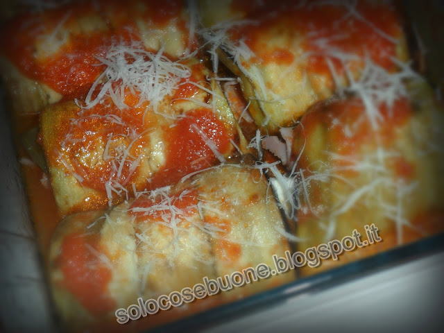 Involtini di melanzane al forno