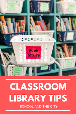 Should my classroom library be organized by genre or reading level? How do I find affordable books? How do kids return the books correctly? Your classroom library questions: answered! {blog post by School and the City}