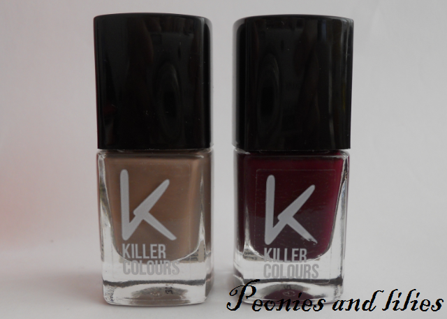 Killer colours, Kiler colours quicksand nail nail varnish, Killer colours firewater nail varnish