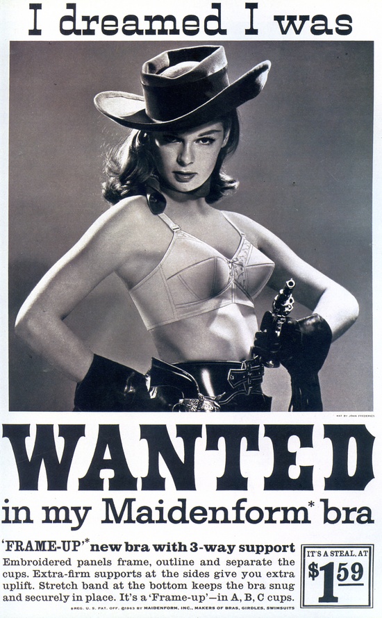 I dreamed I was wanted in my maidenform bra vintage ad