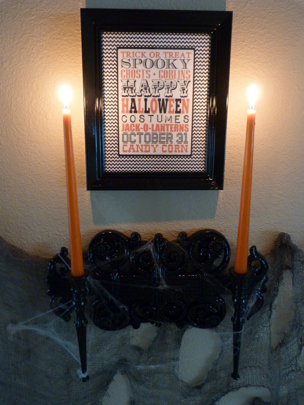 Bargain Bound Halloween Candelabra