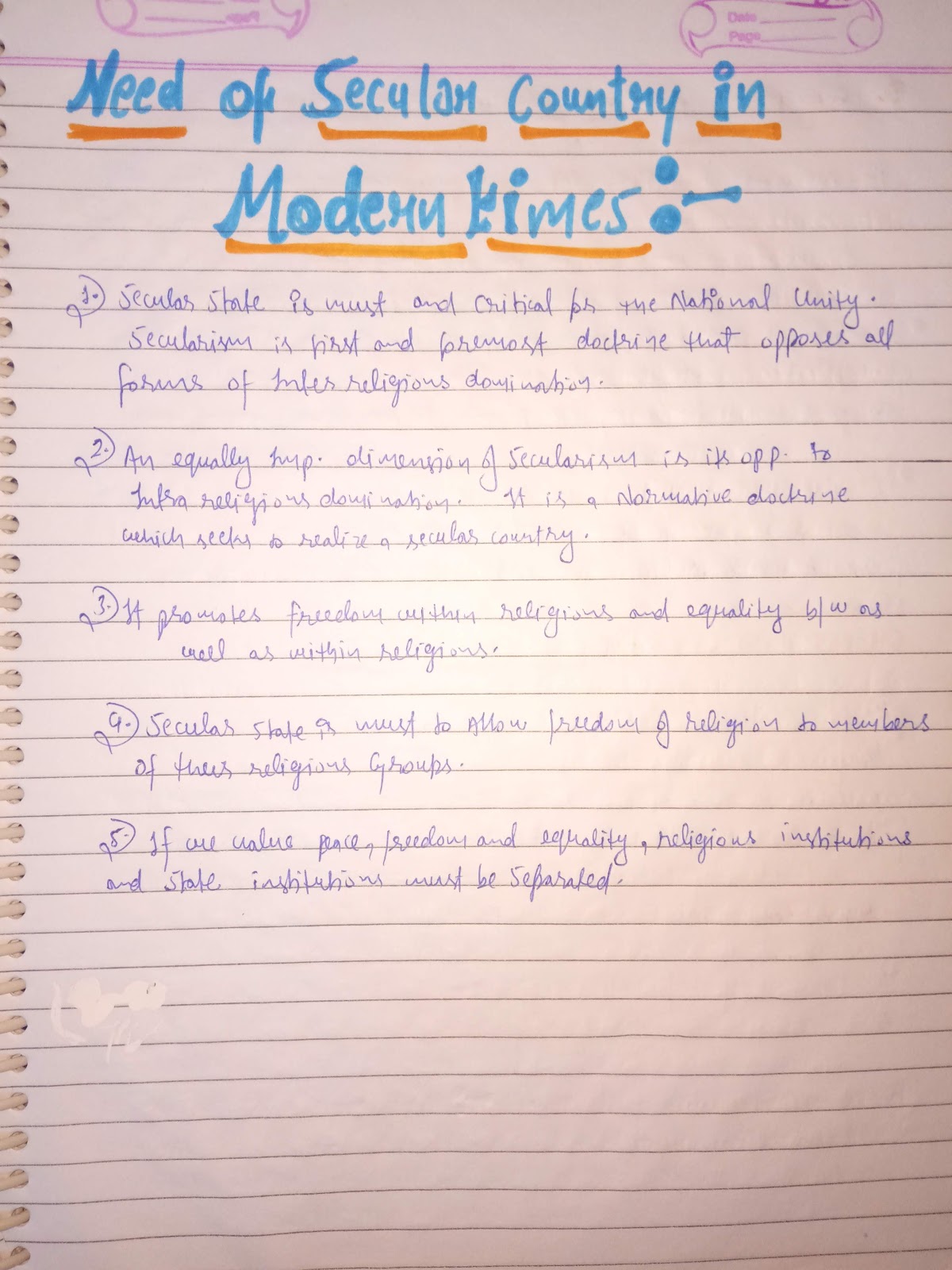 constitution class 11 notes