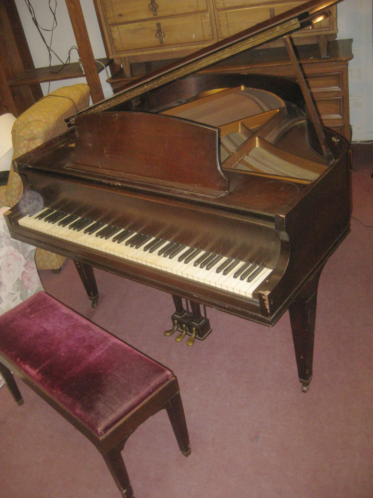 UHURU FURNITURE & COLLECTIBLES SOLD Baby Grand by Baldwin 350