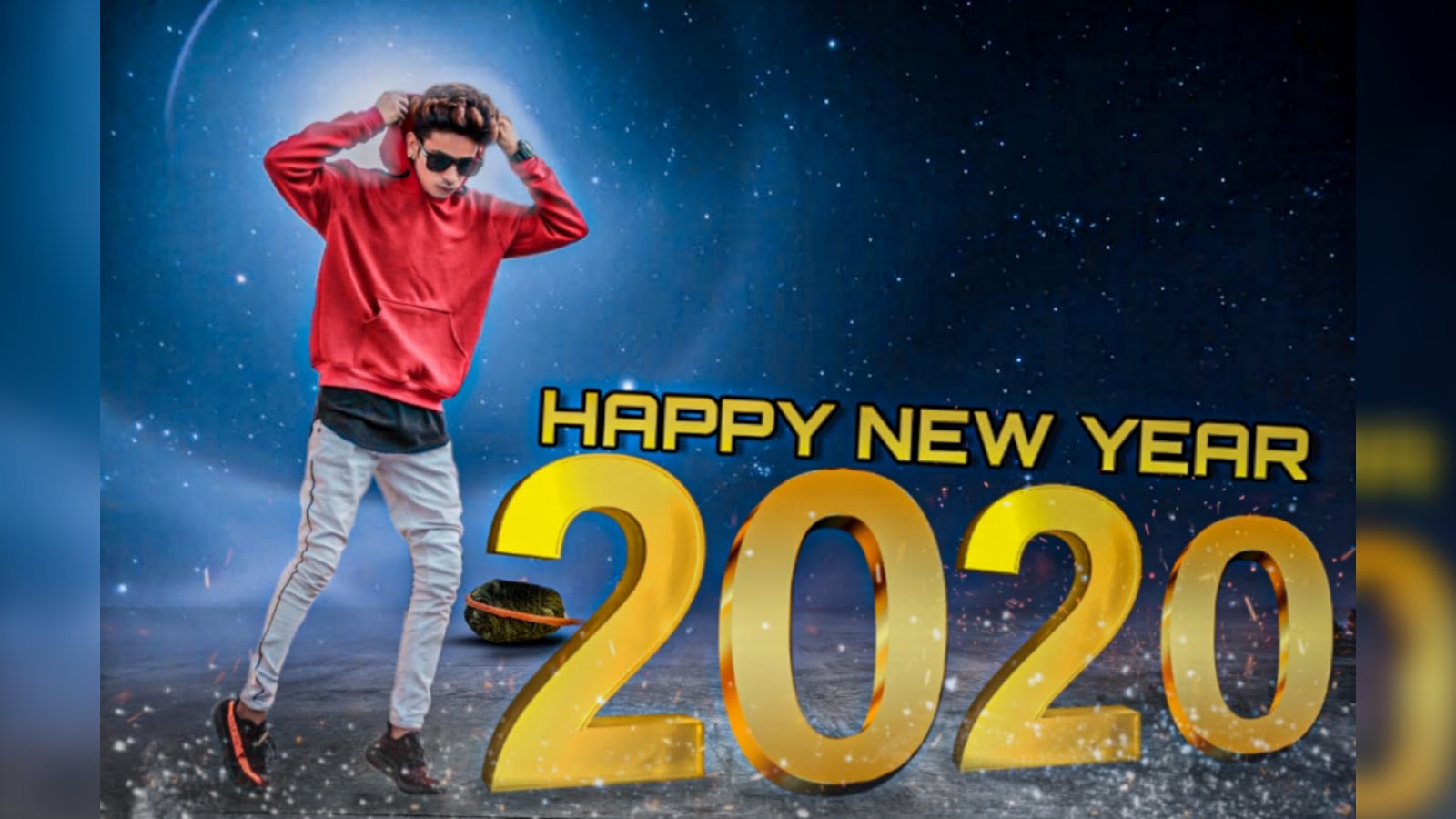 NEW HAPPY NEW YEAR PHOTO EDITING 2020 - LEARNINGWITHSR