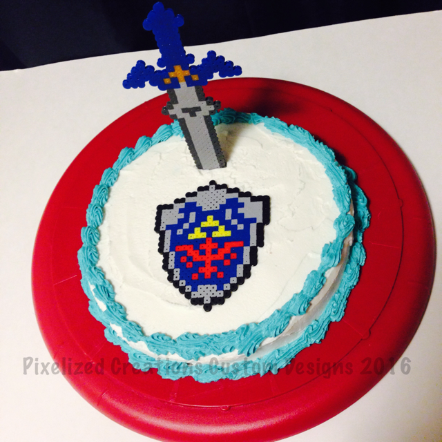 The Girl Gamer: 8-Bit Art: Legend of Zelda Master Sword ...