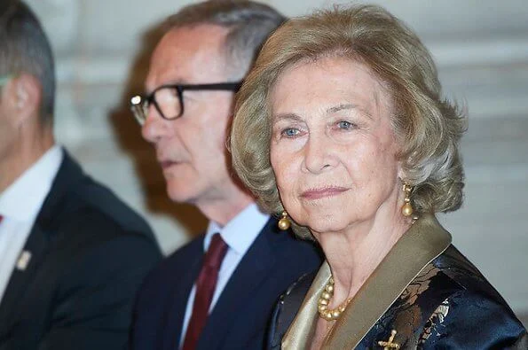 Queen Sofia at the 28th edition of Reina Sofia Ibero-American Poetry Award. the 60th Anniversary Award of of Manos Unidas