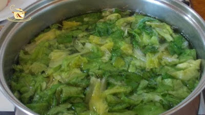 Supa de salata verde etapa 3