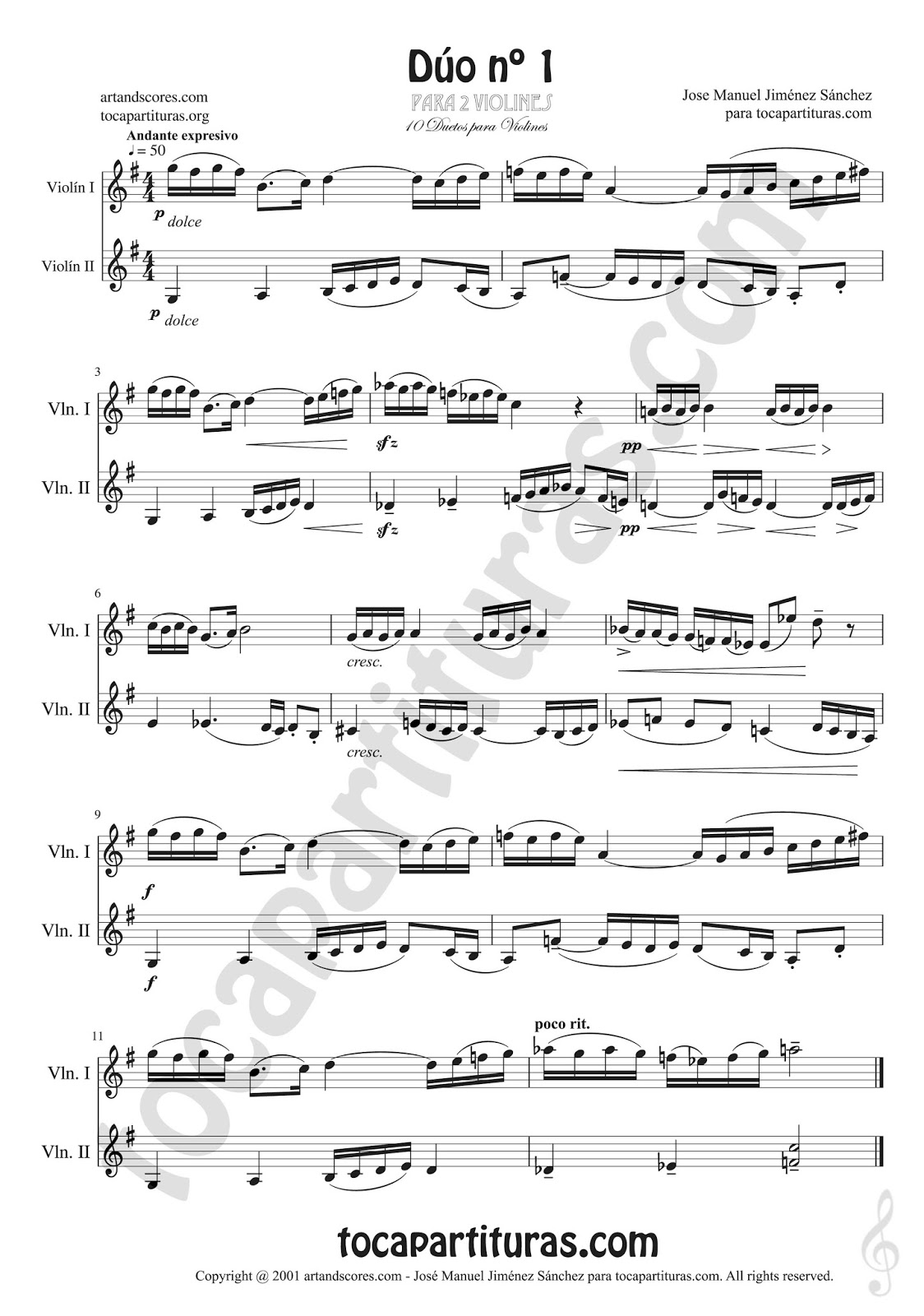 diegosax: Dúos 1 y 2 para Violín de Manuel Partituras para dos violines