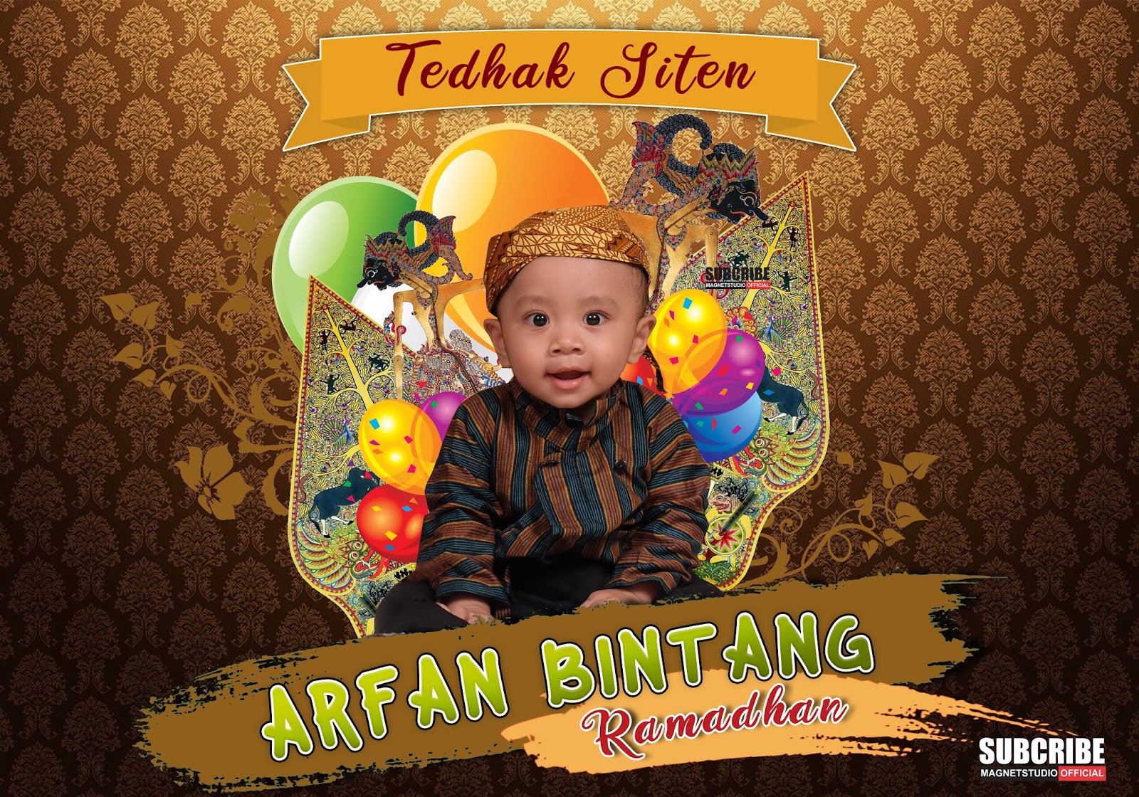 Contoh Desain Banner Tedak Siten | Ruang Ilmu