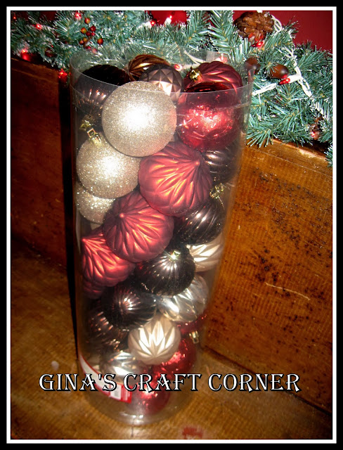 Make a Christmas Ball Wreath w/ a Coat Hanger-Gina's Craft Corner