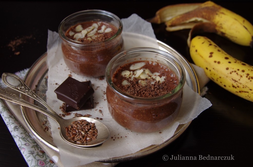 Obiad gotowy! Pudding lniany z czekoladą